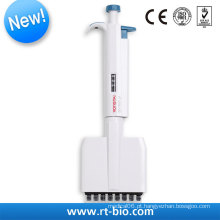 Pipetas multicanal 50-300ul para pipeta de laboratório